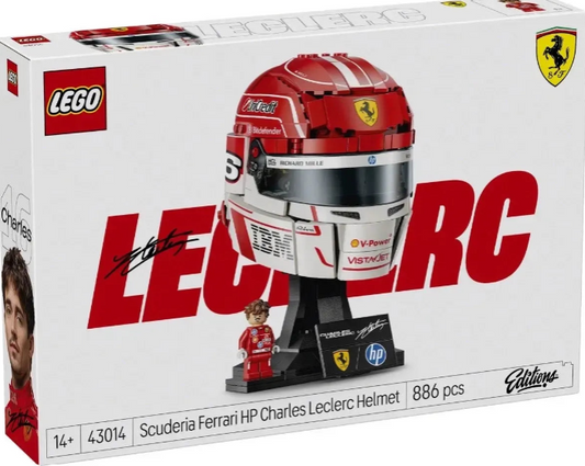 Lego Editions: Scuderia Ferrari Casco de Charles Leclerc 43014