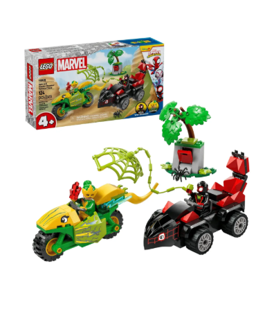 Lego Marvel: Spin Y Electro Vehículos Dinosaurio 11198 124 Lego Spidey