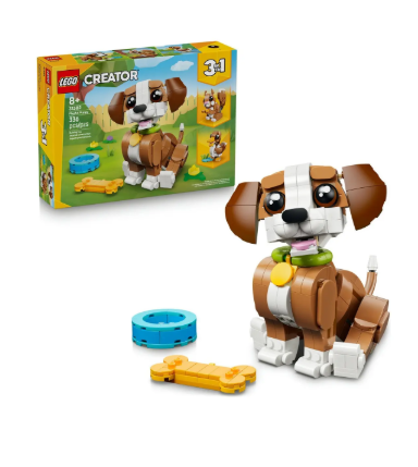 Lego Creator 3 En 1: Lindos Animales Cachorro Juguetón 31382 336 Cachorro