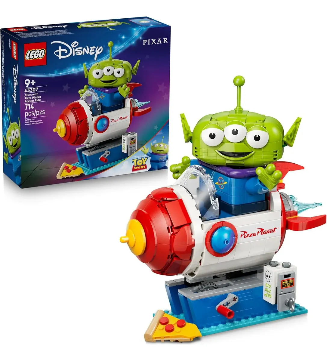 Lego Disney Alien Toy Story Con Cohete Pizza Planet 1 Toy Story Alien