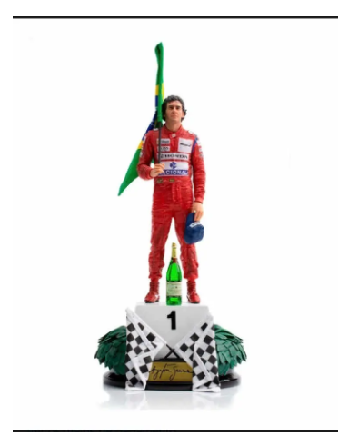 Figura Ayrton Senna Gp Brazil 1991 Deluxe 1:10 Iron Studios