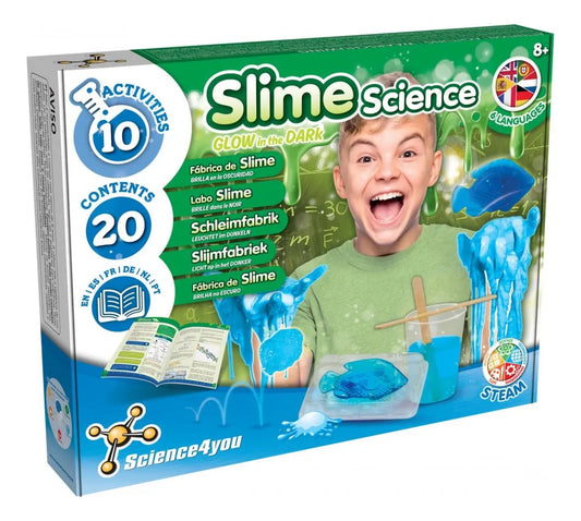 Science4you Fabrica De Slime Brilla En La Oscuridad 800042