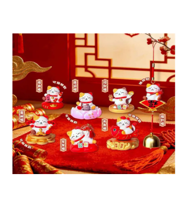 Figura Sorpresa Gatito Feng Shui Kl937 Shine