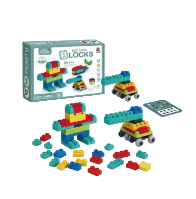 Blocks Bebe Bloques Soft Goma Blanda 60 Pcs 3104399 60