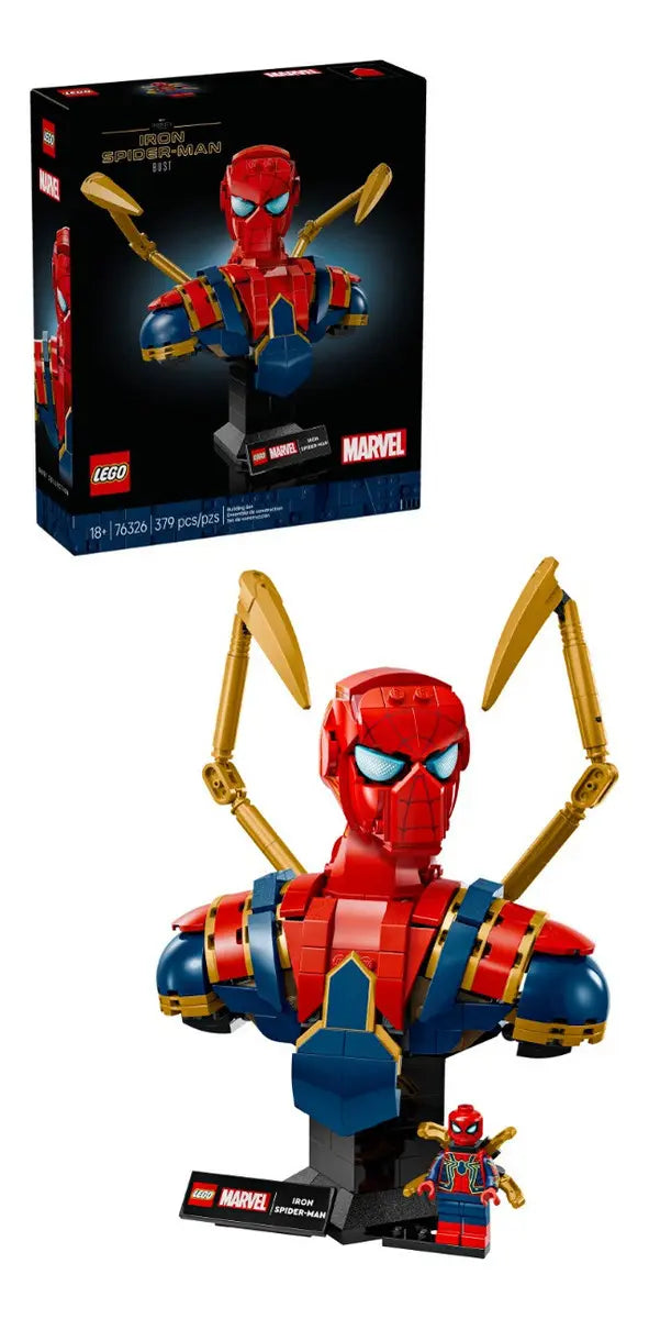 Lego Spiderman Busto De Iron Spider 76326 379 El Hombre Araña De Hierro