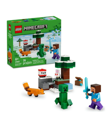 Lego Minecraft: La Aventura De Steve En La Taiga 21583 79 Steve En La Taiga