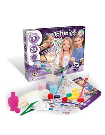 Science4you Fábrica De Tatuajes 80002225 Violeta