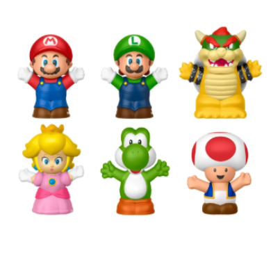 Fisher Price Little People Set My Mario X6 Figuras Jhg63